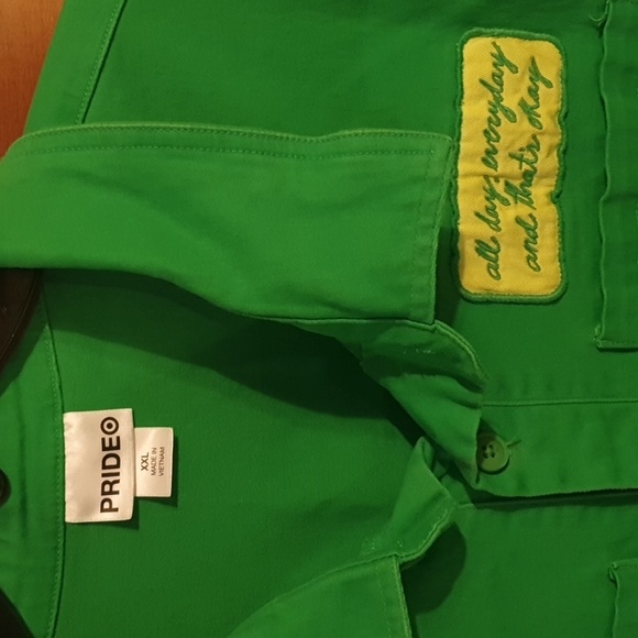 Target Pride Gay All Day Green Boilersuit sz XXL - Picture 4 of 5
